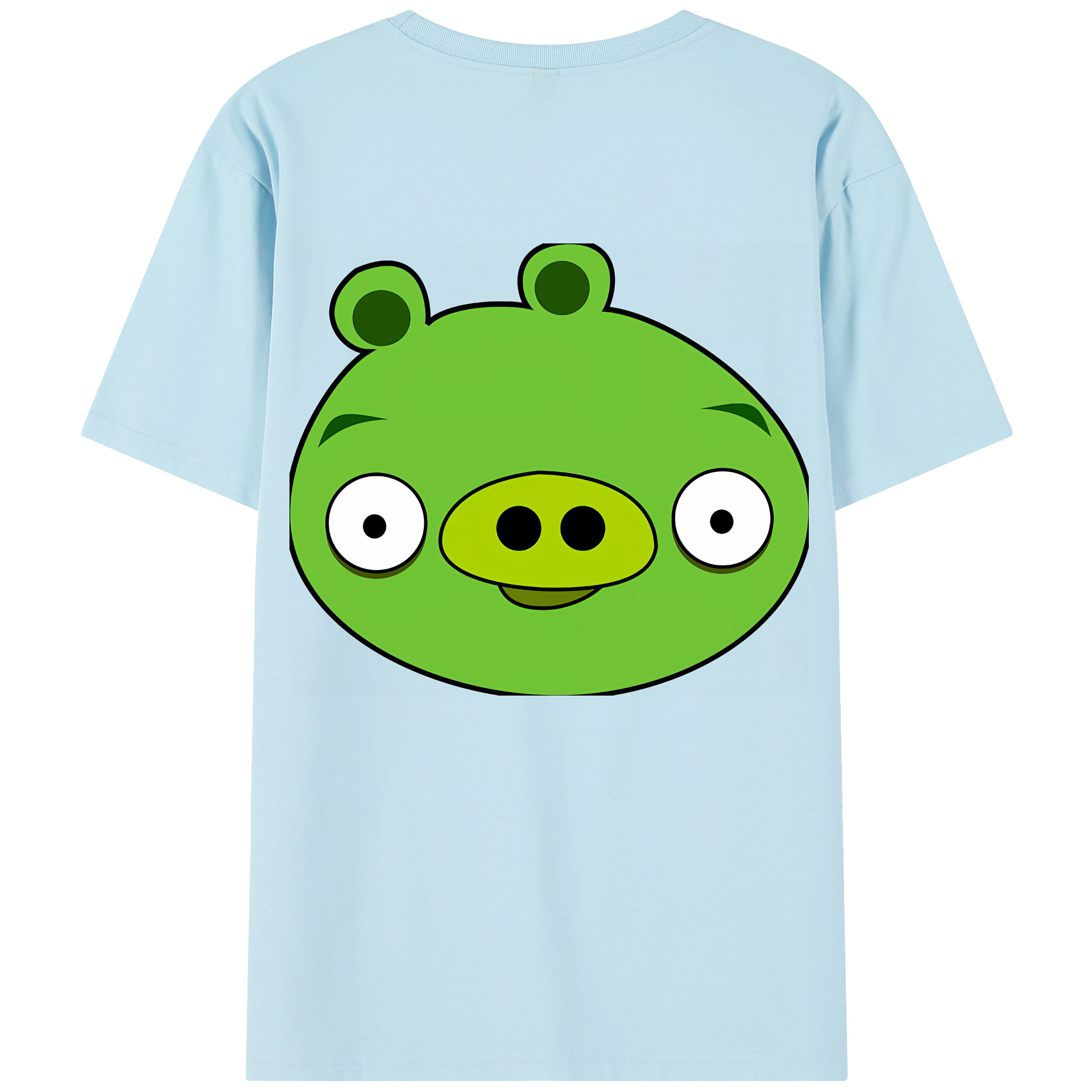 （画像用） Angry Birds アングリーバード 綿100％半袖Tシャツ（背面プリント）